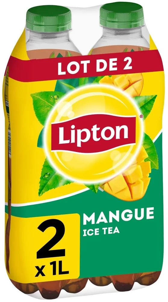 Lipton Ice Tea saveur mangue lot de 2 x 1 L