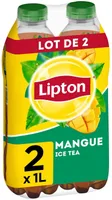 Lipton Ice Tea saveur mangue lot de 2 x 1 L