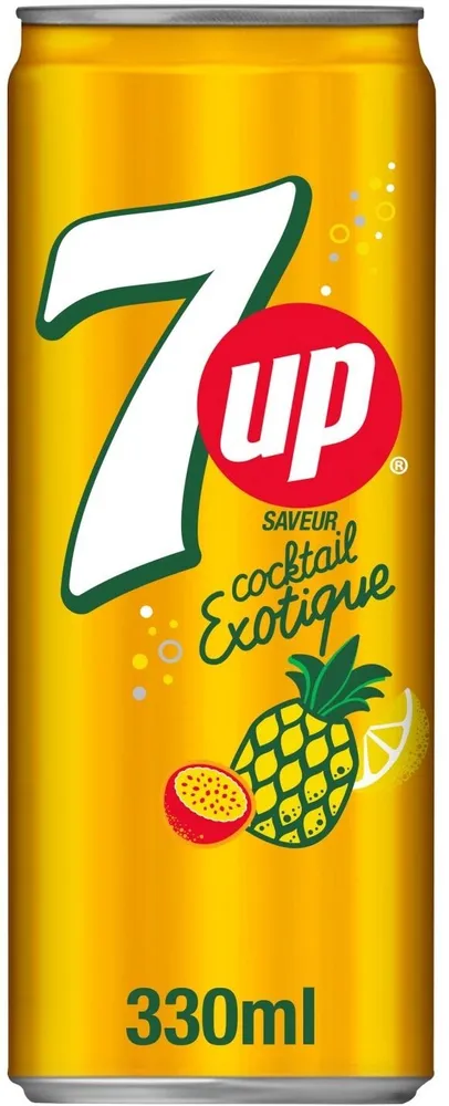 7UP saveur cocktail exotique 33 cl