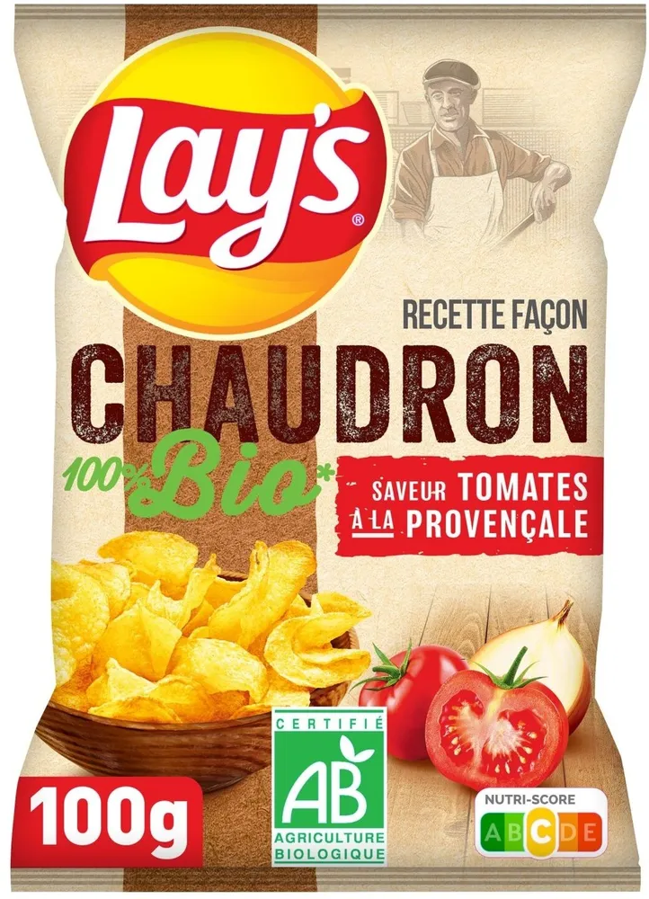 Lay's Recette façon chaudron saveur tomates à la provençale bio