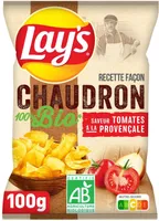 Lay's Recette façon chaudron saveur tomates à la provençale bio