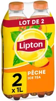 Lipton Ice Tea saveur pêche lot de 2 x 1 L