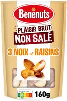 Plaisir brut non salé 3 noix et raisins