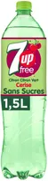 7UP Free goût citron citron vert cerise 1,5 L