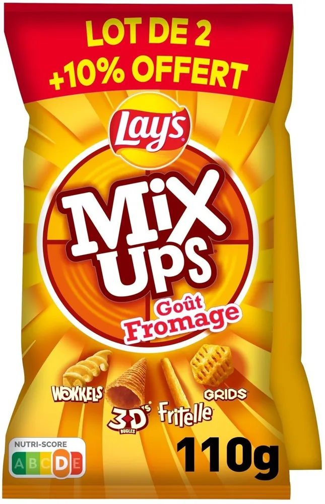Mix Ups goût fromage (lot de 2, +10% offert)