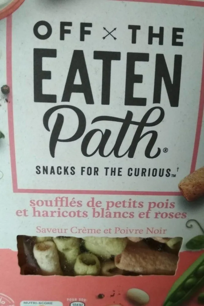 Soufflés de petits pois et haricots blancs et roses