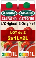 Alvalle Gazpacho l'original lot de 2 x 1 L