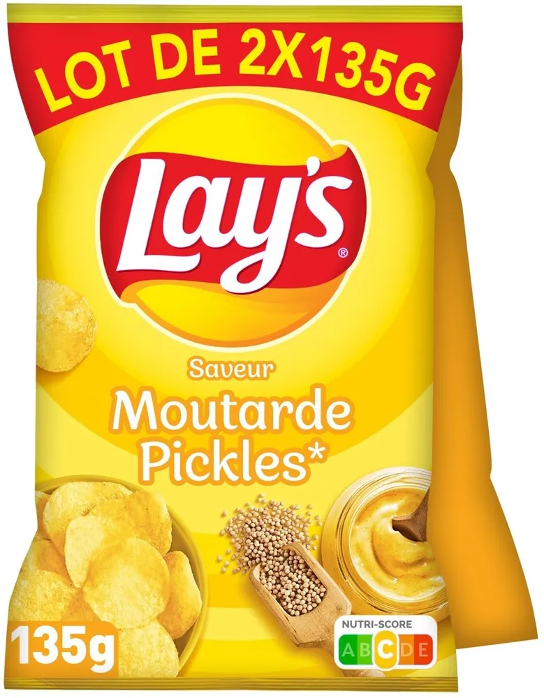 saveur moutarde pickles lot de 2 x 135 g