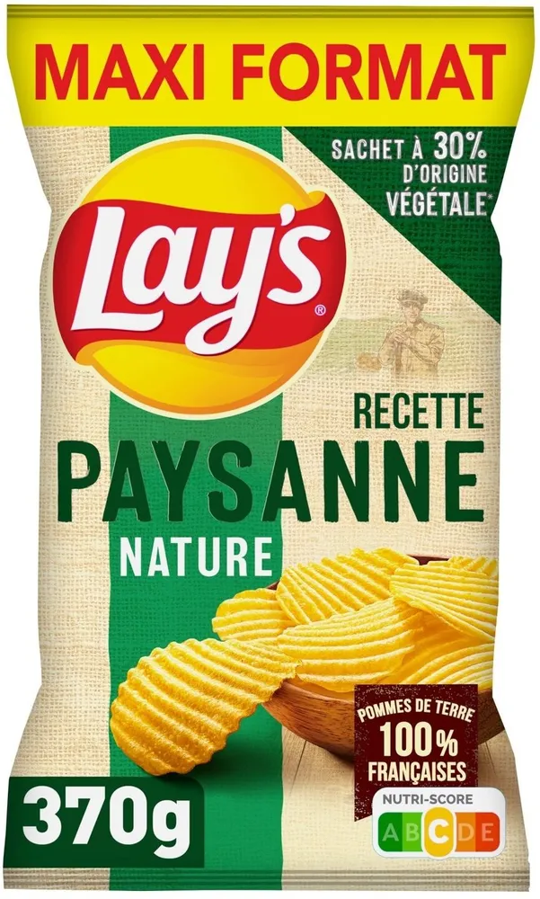 Lay's Recette paysanne nature maxi format