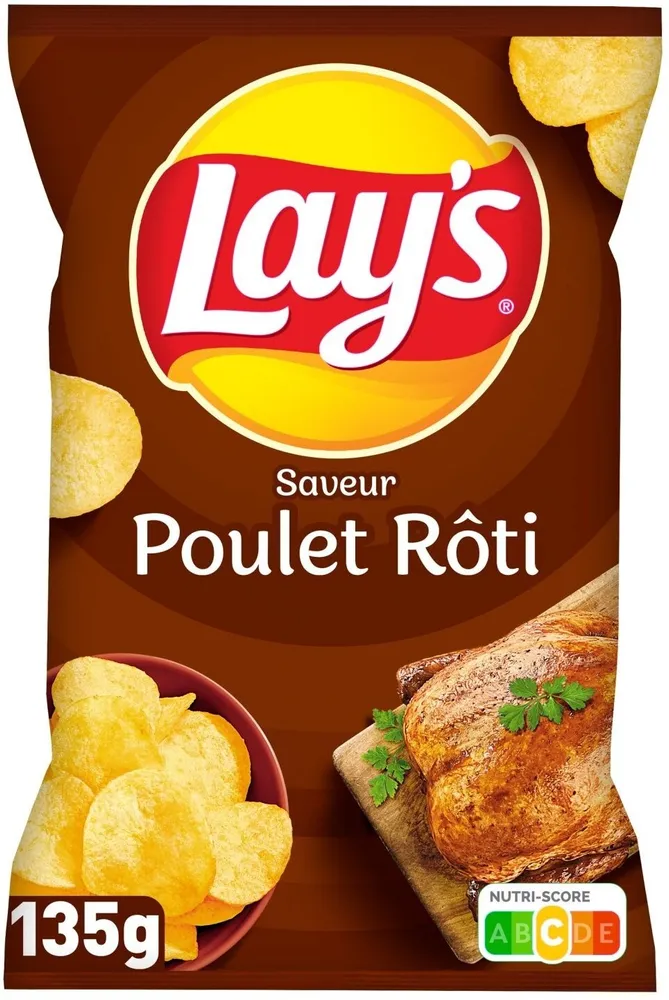 Chips saveur poulet rôti
