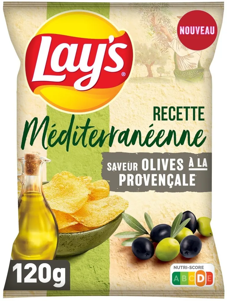 Lay's Recette méditerranéenne saveur olives à la provençale