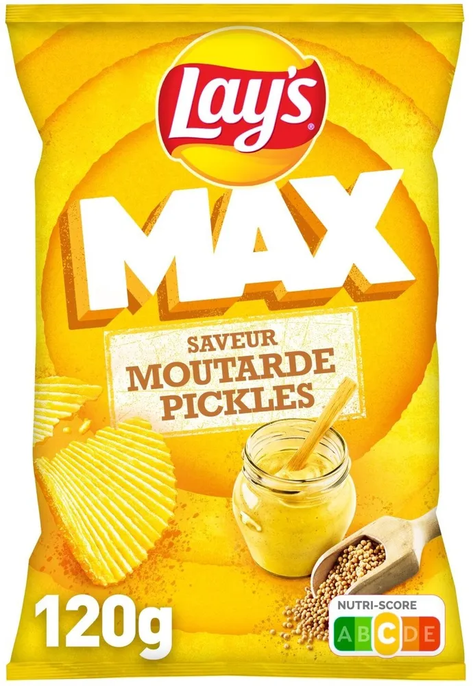 Lay's Max saveur moutarde pickles