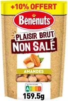 Bénénuts Plaisir Brut Amandes +10% offert 159,5 g