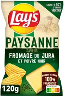 Lay's Paysanne saveur fromage du Jura et poivre noir