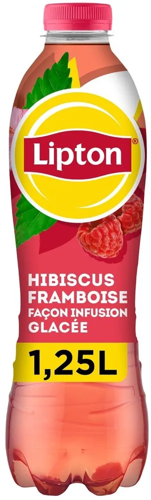 Hibiscus saveur framboise facon infusion glacee