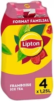 Lipton Ice Tea saveur framboise format familial 4 x 1,25 L