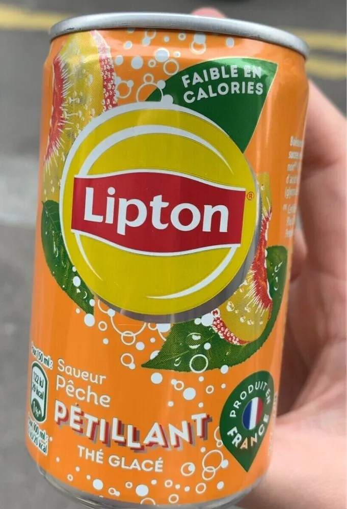 Lipton pétillant saveur peche