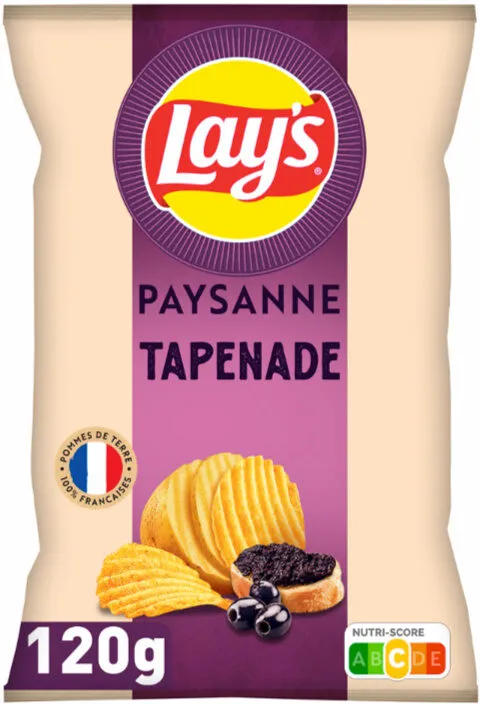 Chips saveur paysanne tapenade