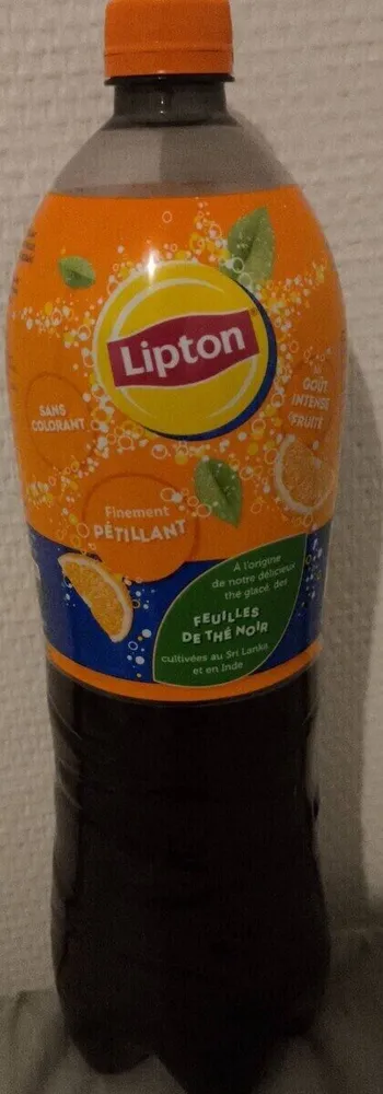 Lipton saveur orange pétillant ice tea