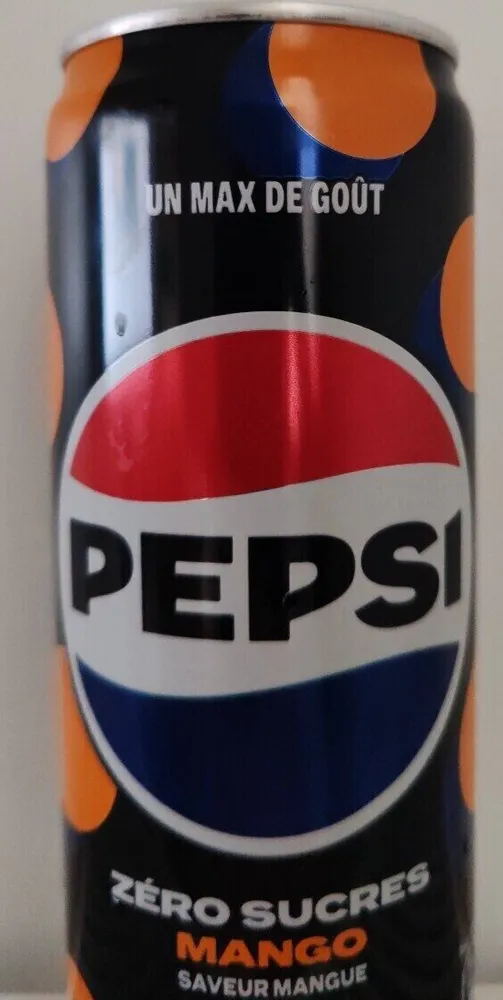 Pespi zero sucres mango