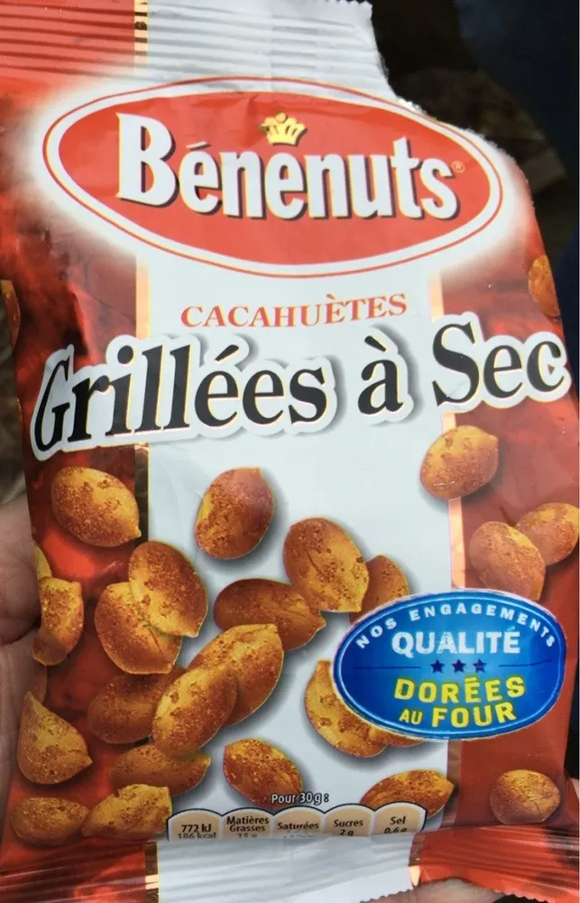 Cacahuetes grillees a sec