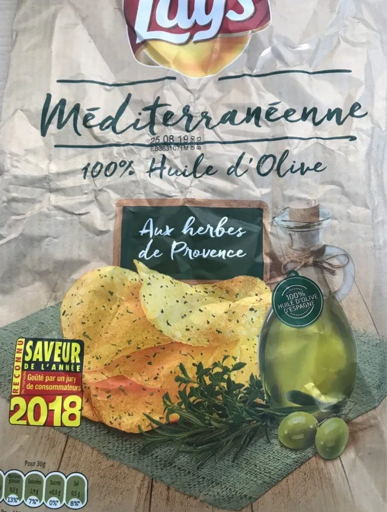 Lay's mediterranéennes (aux herbes de provence)