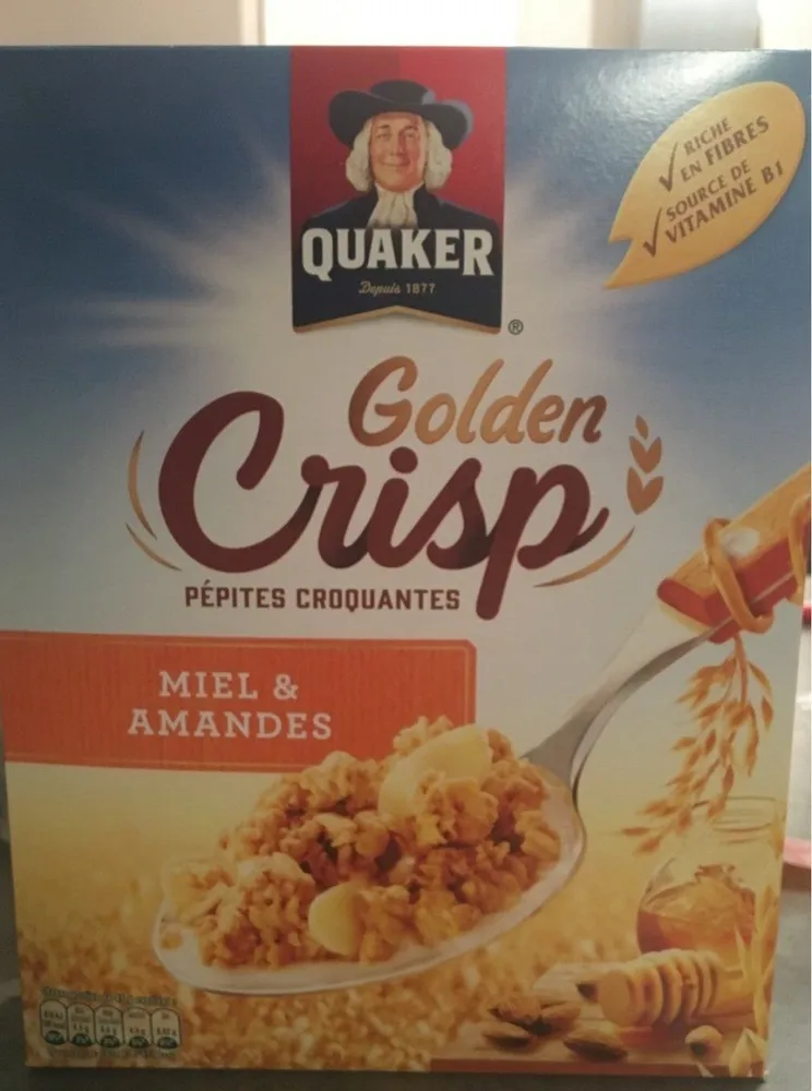 Golden Crisps miel et amandes