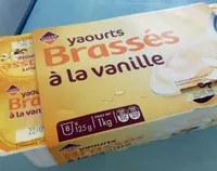 Yaourts brassés à la vanille