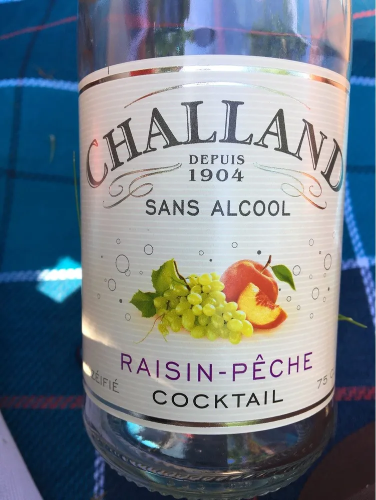 Cocktail Raisin-peche sans Alcool