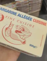 Margarine allégée cuisine beurre