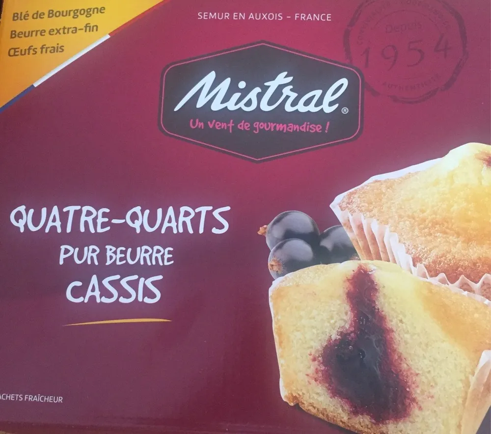 Quatre-quarts Cassis