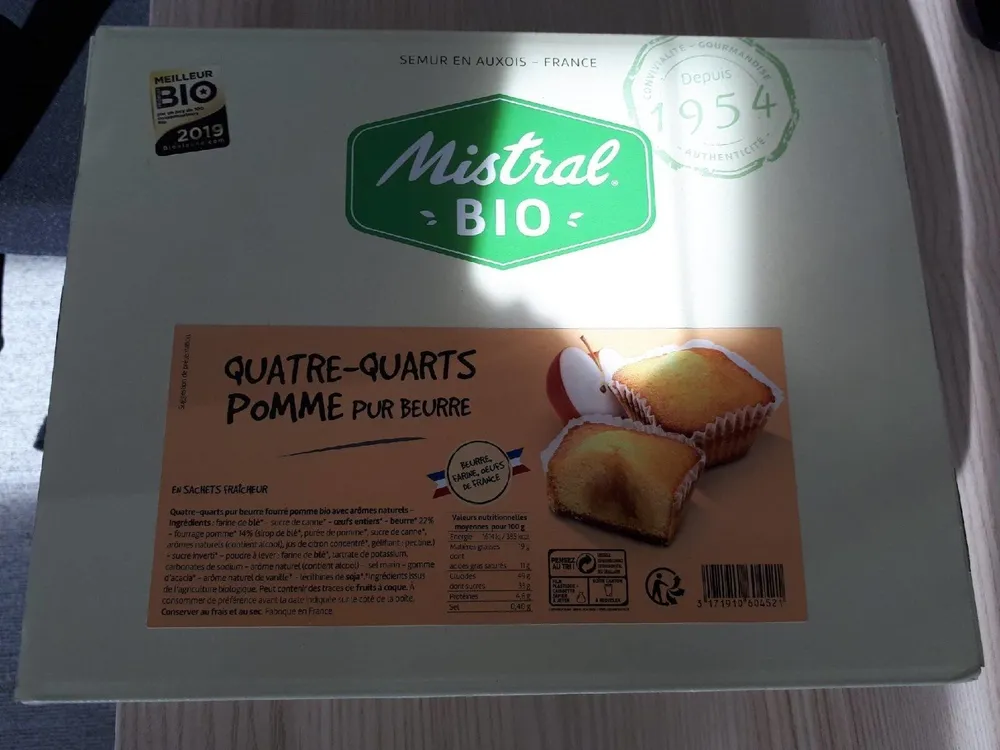 Quatre-quarts pomme pur beurre