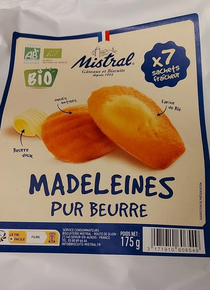 madeleines pur beurre