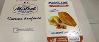 Madeleine coeur caramel