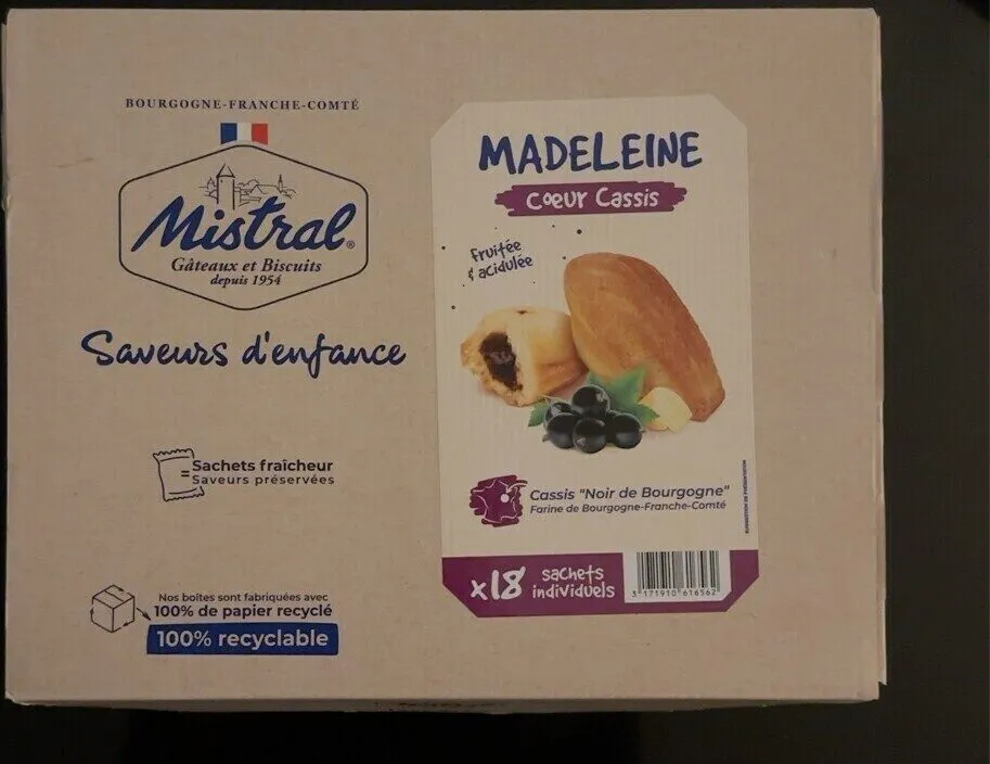 MADELEINE Cœur Cassis