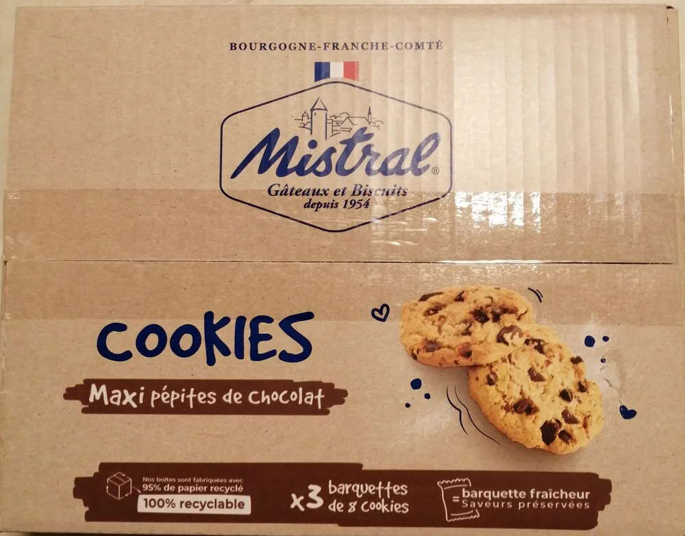 Cookies maxi pépites de chocokat