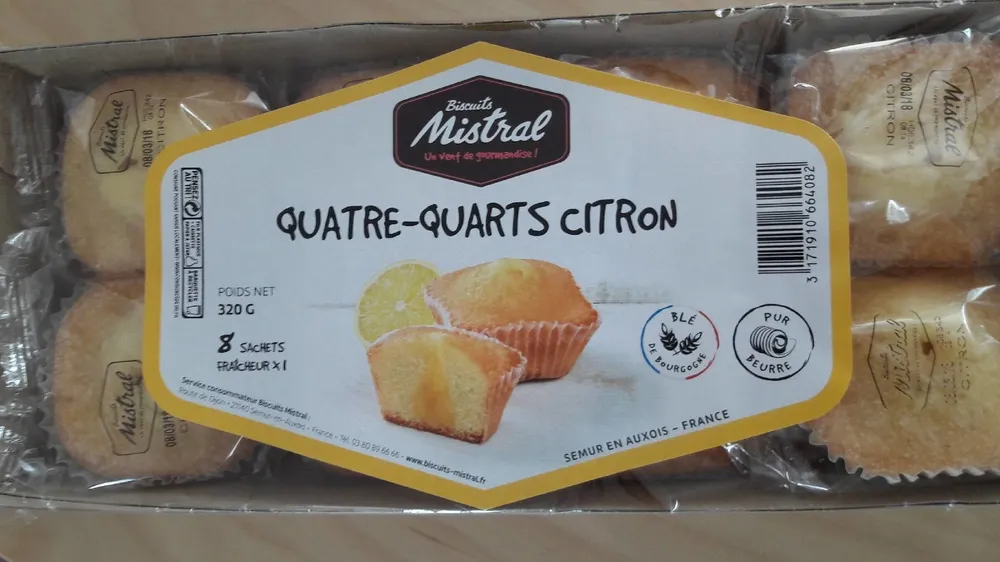 Quatre quarts citron