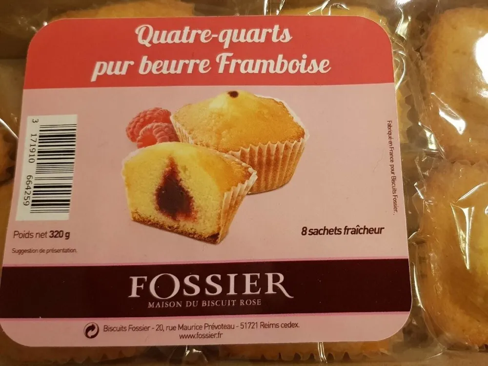 Quatre-quarts pur beurre Framboise