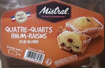 Quatre-quarts rhum-raisins