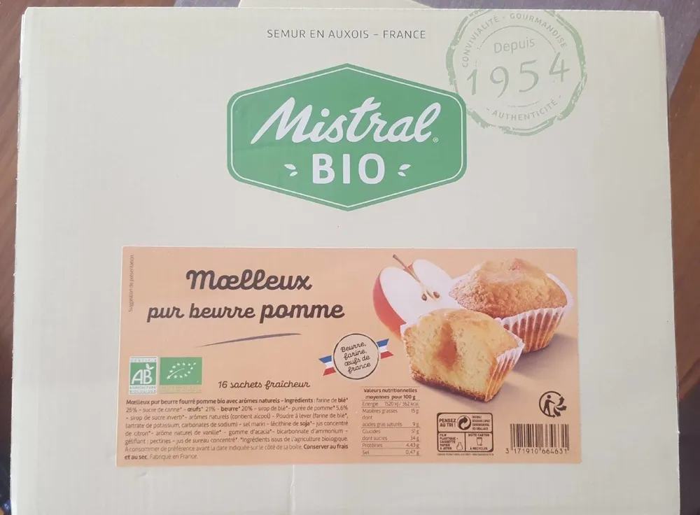 Moelleux pur beurre pomme
