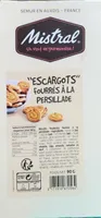 Escargots - Biscuits feuilletés fourrés à la persillade