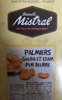 Palmiers Gouda et Edam pur beurre