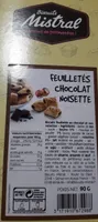 Feuilletés chocolat noisette