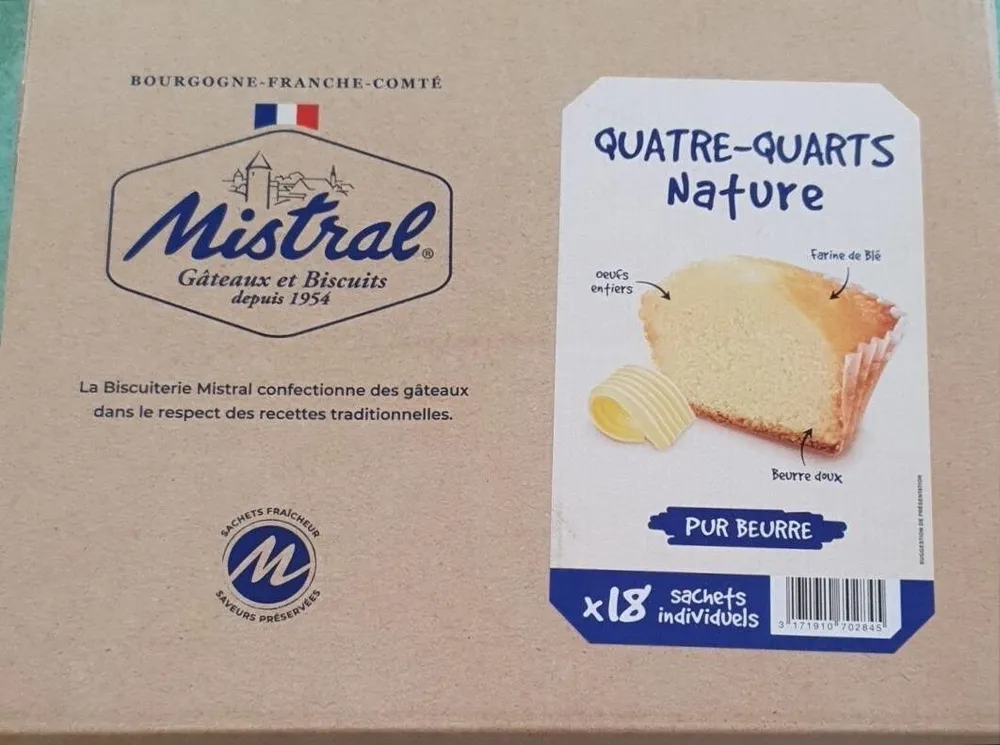 Quatre-quarts nature
