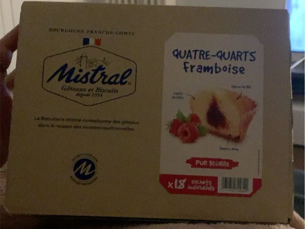 Quatre-quarts framboise