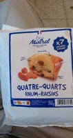 Quatre-quarts rhum raisins