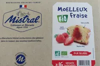 Moelleux fraise bio
