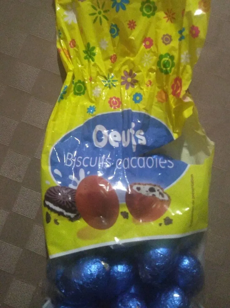 Œuf biscuits cacaotés