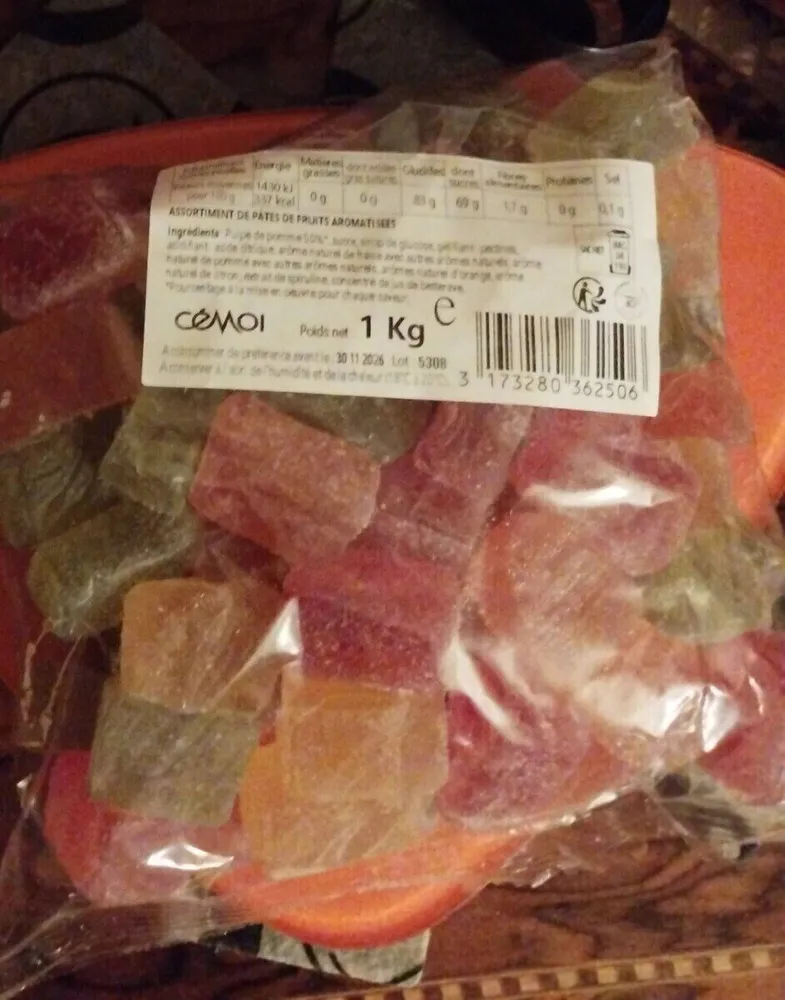 Pâtes de fruits