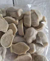 Bronz de chocolat blanc fourrage 50% au praliné